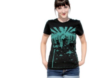 Womens Wasp City INSECT tshirt American Apparel steampunk buy now online