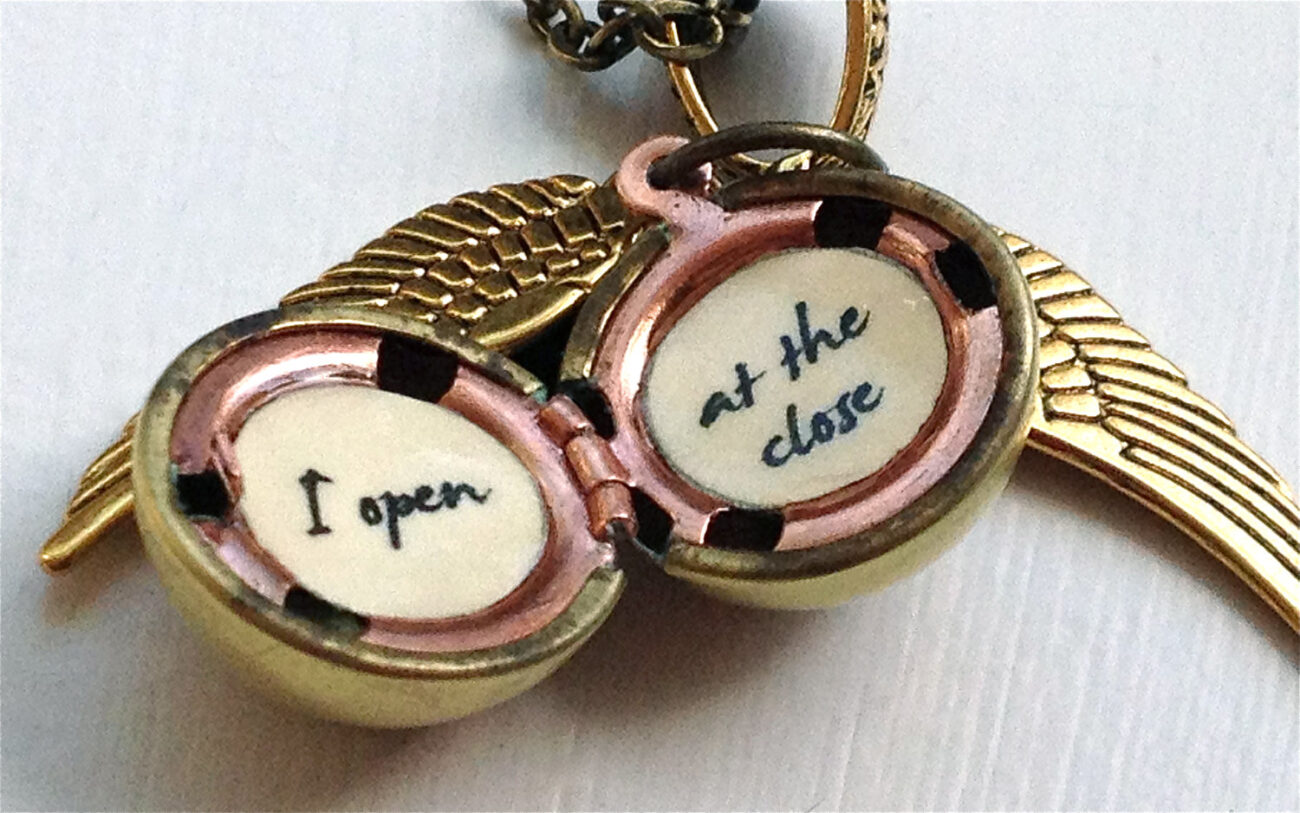 Harry Potter Golden Snitch I Open at the Close Necklace Steampunk steampunk buy now online