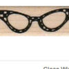1950s cat glasses retro unmounted rubber stamp number 10604 steampunk buy now online