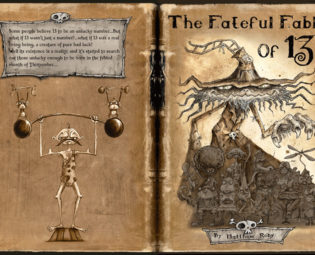 The Fateful Fable of 13 - Limited Edition Book steampunk buy now online