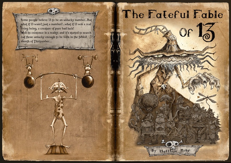 The Fateful Fable of 13 - Limited Edition Book steampunk buy now online