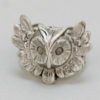 Steampunk Owl Ring, Silver Ring, Adjustable Metal Band, Vintage Inspired Ring steampunk buy now online
