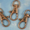 BuLK 20 Large Swivel Lobster Claw Clasps Copper Tone 38mm Badge Clips (P1025 -20) steampunk buy now online