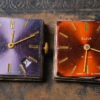 Set of 2 Vintage watch movements, watch parts, watch faces. steampunk buy now online