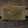 Antique brass plate, embellishment, connector, finding. steampunk buy now online
