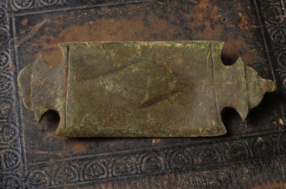 Antique brass plate, embellishment, connector, finding. steampunk buy now online