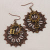 Victorian Romance Steampunk Earrings Ornate Pendant Gears Keys Locks by Annie O steampunk buy now online