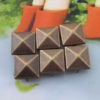 DIY Pyramid Stud--100 pcs 12mm Steampunk antique bronze Square pyramid studs(4 legs) steampunk buy now online