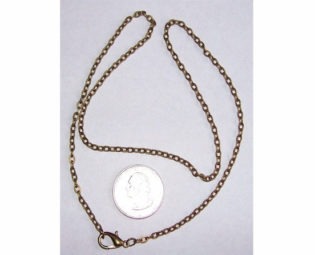 Antique Bronze chain 20 inch necklace Cable Chain 4x2.5mm pendant jewelry findings 502x steampunk buy now online