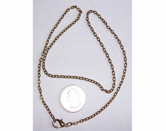 Antique Bronze chain 20 inch necklace Cable Chain 4x2.5mm pendant jewelry findings 502x steampunk buy now online