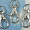 BuLK 20 Large Silver Swivel Lobster Claw Clasps Steampunk 38mm Lanyard Purse Clips (P028 -20) steampunk buy now online