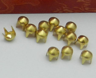 DIY Cone Stud--100 pcs 6mm Steampunk Gold Cone studs Rivets(4 legs) steampunk buy now online