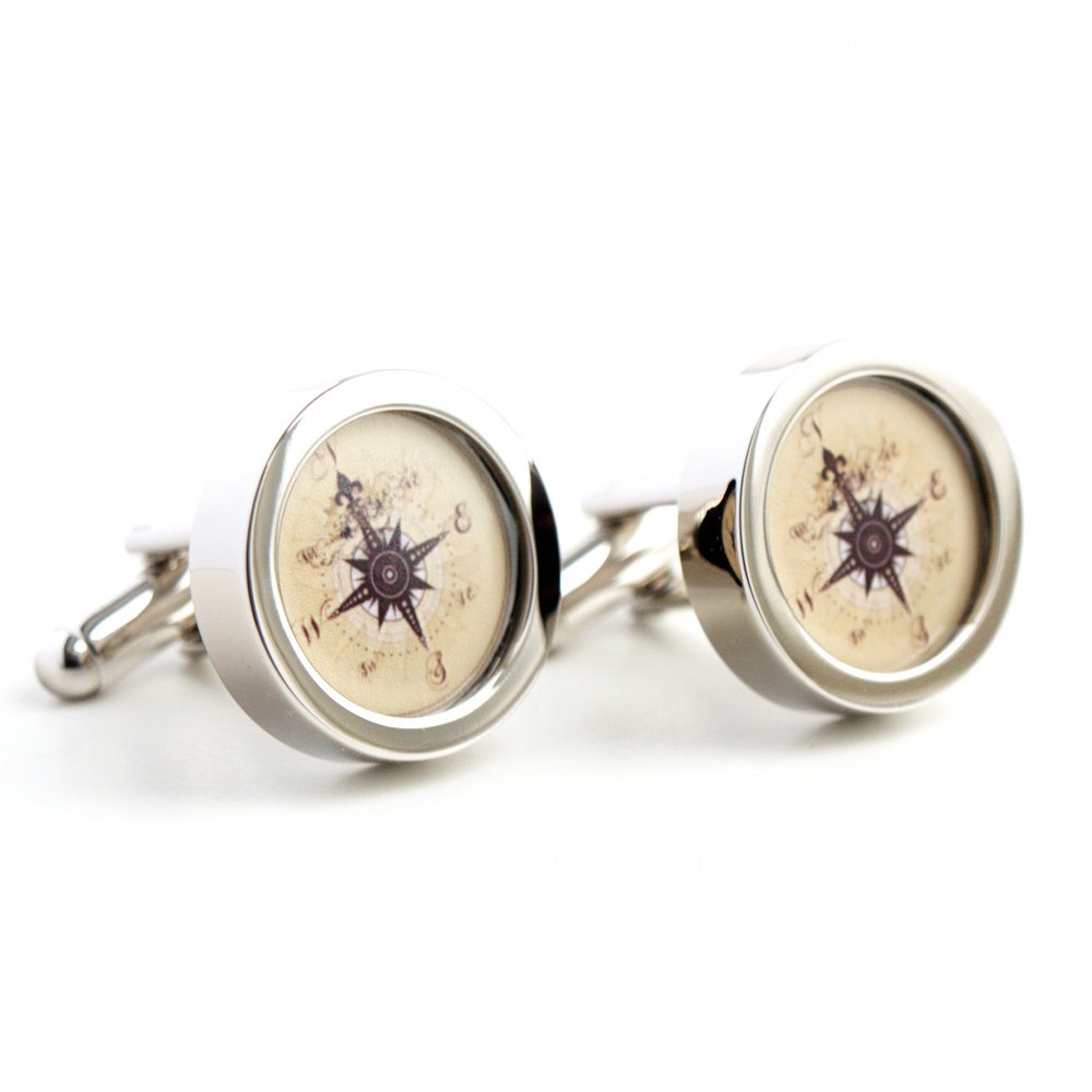 Steampunk Vintage Compass Cufflinks steampunk buy now online