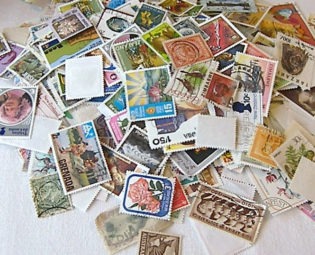 Vintage Postage Stamps from Around the World, Twenty Old Stamps for Scrapbooking, Re-purpose for Art Projects and Home Decor steampunk buy now online