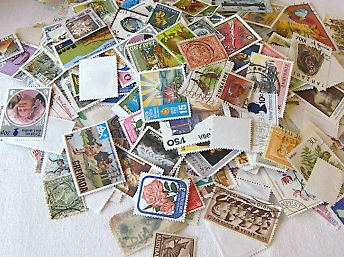 Vintage Postage Stamps from Around the World, Twenty Old Stamps for Scrapbooking, Re-purpose for Art Projects and Home Decor steampunk buy now online