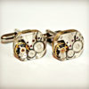STEAMPUNK CUFFLINKS with Vintage Watch Movements - Great Gift for Father's Day, Birthday, Anniversary, Graduation steampunk buy now online