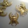 4 stylized beetle charms steampunk buy now online