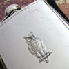 Silver Owl Flask Victorian Flask Silver Flask Woodland Flask Hip Flask Fancy Flask Women's Flask steampunk buy now online