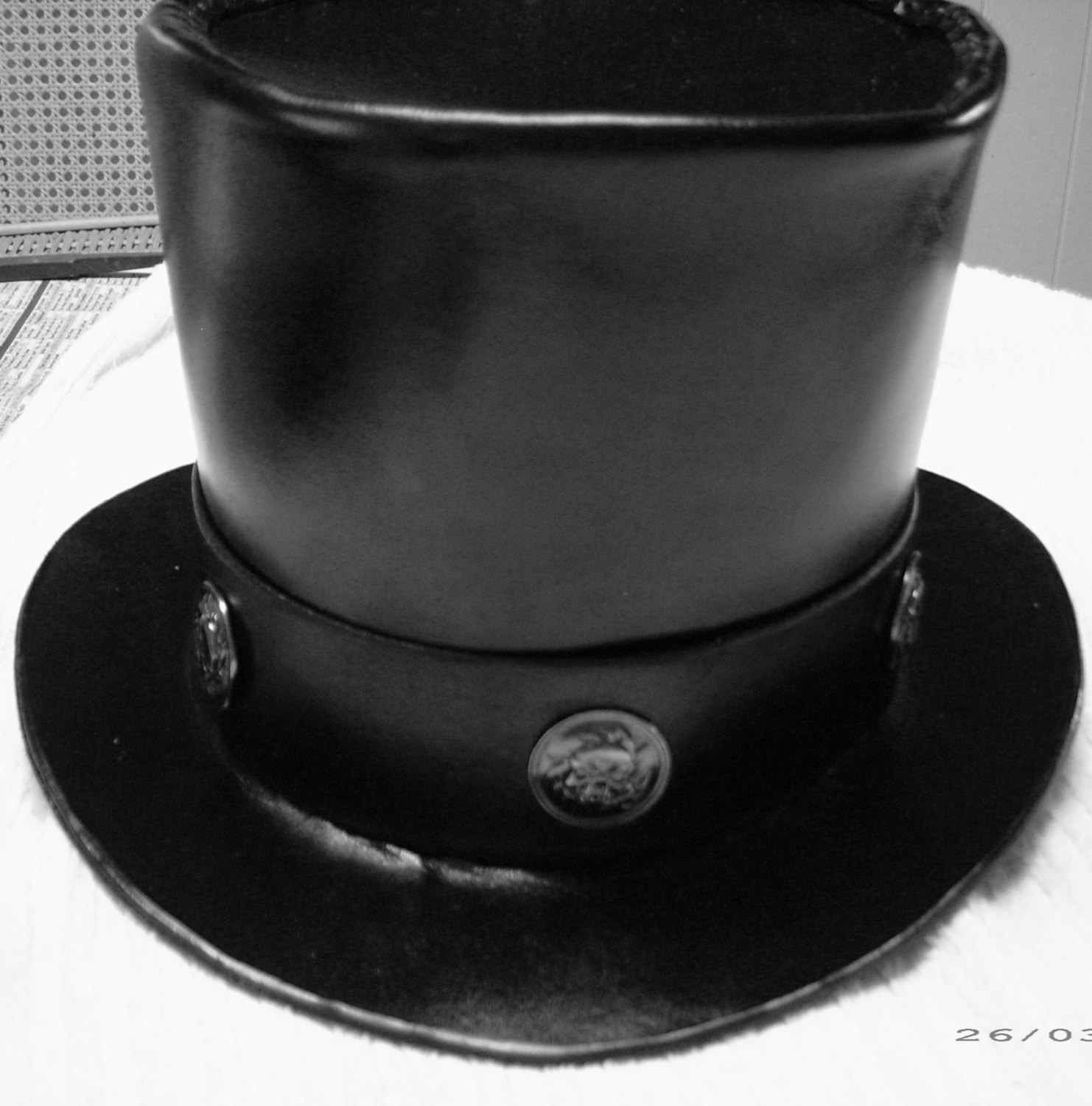 Leather Top Hat steampunk buy now online