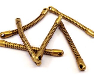 6 Vintage 30mm Snake Chain Connectors, Chain Link Extenders, Flexible 2 Loop Findings, Steampunk Style Antique Brass Ox Connectors steampunk buy now online