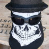 2 pc SKULL FACE SCARF Steampunk Riding Mask with Matching Goggles w/Spikes - A Burning Man Must Have steampunk buy now online