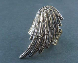 Angel Wing Ring - Bronze Wing Ring steampunk buy now online