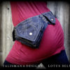 Festival Utility Hip Belt Bag ~ Burning Man Pocket Belt ~ Vegan Non-Leather ~ can adjust to extra large ~ Talismana Designs steampunk buy now online