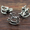20pcs--Rocking Horse Charm, Antique Tibetan Silver Tone 3D rocking horses Charms Pendants 20 pcs 15x15mm steampunk buy now online