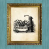 Steampunk Octopus Art Print Ocotpus Bath Bathroom Print steampunk buy now online