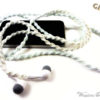GLOW in the DARK Wrapped Tangle Free Earbuds - 'G.L.O.W.' By Wrapture Designs steampunk buy now online