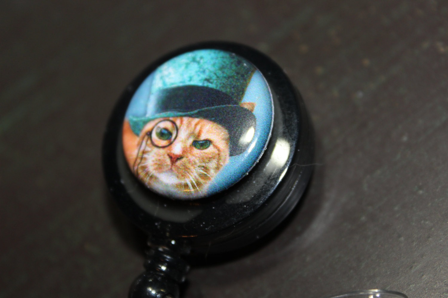 Steampunk Cat Badge Holder Retractable Badge Holder steampunk buy now online