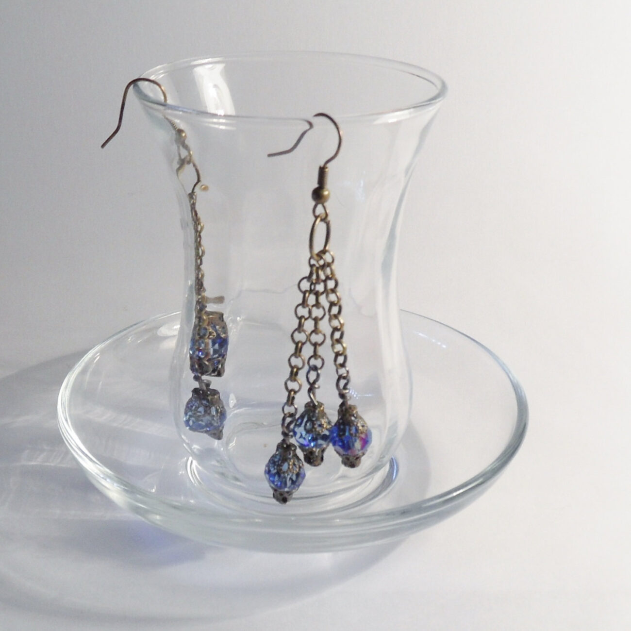 lantern style glass earring steampunk buy now online
