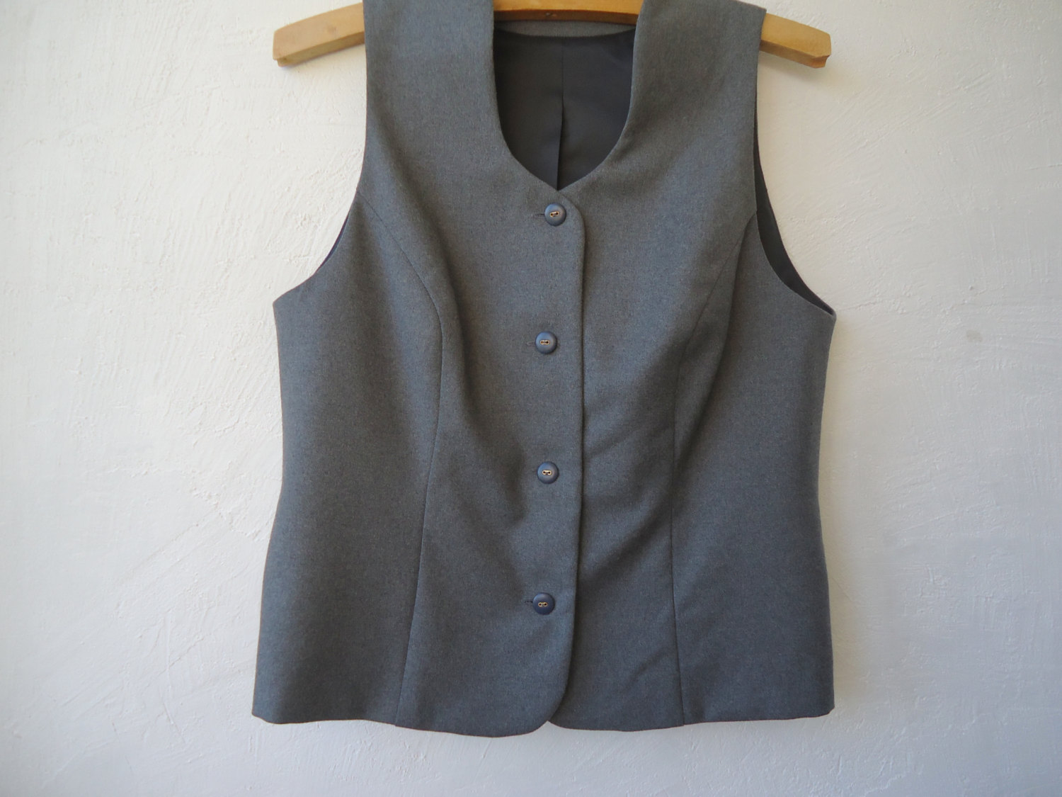Gray Vest Womens Formal Waistcoat Steampunk Grey Renaissance Baroque Edwardian Victorian steampunk buy now online