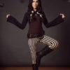 Stripe Leggings steampunk buy now online