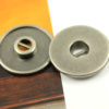 Metal Buttons - Broadside Circle Metal Buttons , Nickel Silver Color , Shank , 0.79 inch , 10 pcs steampunk buy now online