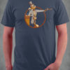 Windup Duelist Robot Tshirt. 100% Cotton Tshirt. steampunk buy now online