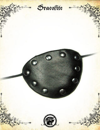Leather Eye Patch, pirate eyepatch for LARP, action roleplaying and cosplay steampunk buy now online