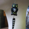 Black Owl Repurposed Vintage Owls Dangley Earings for Lovely Swan Necks steampunk buy now online