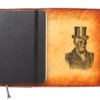 Moleskine Leather Notebook Cover [Large & Pocket Sizes][Customizable][Free Personalization] - Steampunk Skeleton steampunk buy now online