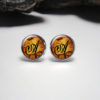 Personalized Stud Earrings /Initials Stud Earrings/ Steampunk Jewelry / Personalized Stud Earrings / Gifts for steampunk buy now online