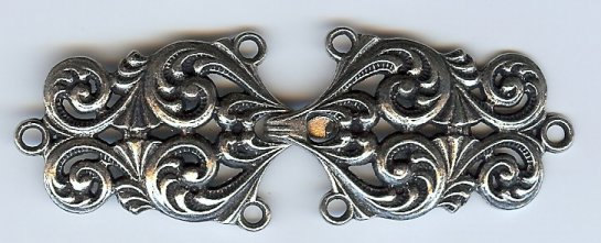 TP134 - Tele 134 Cloak or Cape Clasp - Solid Pewter steampunk buy now online