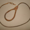 4 Available - Antique DOG LEASH ~ Industrial Steampunk Metal Wire Mesh steampunk buy now online