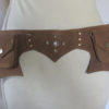 Festival Utility belt Steampunk hippie psytrance style in Suede - Anjuna Autumn steampunk buy now online