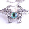 Steampunk Necklace Gothic Bat Necklace Gothic Steampunk Dragon's Eye Necklace Unisex Griffon Necklace Griffin steampunk buy now online
