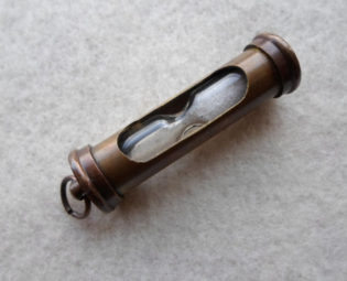 Antique Finish Brass Hourglass Sand Timer - Nautical Maritime - Pendant / Keychain steampunk buy now online