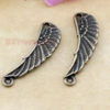 20pcs--Wing charms, Antique bronze Angels Wings Feathers Charm Pendants connector 29x10mm steampunk buy now online