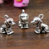 15pcs-- Tiny Dog Charms Antique Tibetan Silver Tone 3D Dog Charm pendants ,DIY Supplies 13x10mm steampunk buy now online