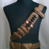 Bandolier / Utility Belt System for Steampunk Adventurers Faux Distressed Leather steampunk buy now online