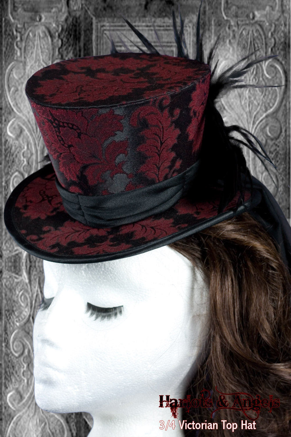Victorian Steampunk Top Hat Millinery PDF Sewing Pattern. Prints on USA letter / A4 Instantly steampunk buy now online