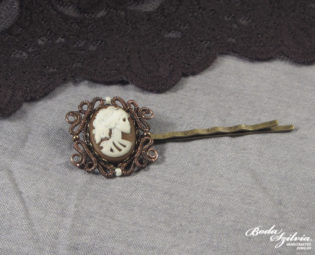 SKULL cameo HAIR PIN - wire wrapped bobby pin, cameo hair pin, skull jewelry, gothic hair pin, victorian jewelry, gothic jewelry, steampunk steampunk buy now online